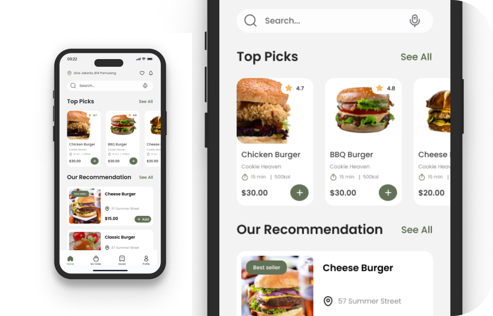 Kelas Tutorial Bikin UI Design Homepage untuk Aplikasi Order Makanan di BuildWithAngga